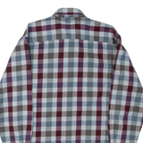 EXPLORER Mens Shirt Grey Check Long Sleeve M
