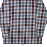EXPLORER Mens Shirt Grey Check Long Sleeve M