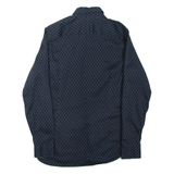 TED BAKER Mens Shirt Blue Geometric Long Sleeve S