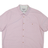 TED BAKER Mens Shirt Pink XL