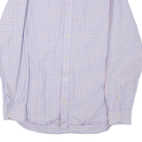 TED BAKER Mens Shirt Pink Check Long Sleeve L
