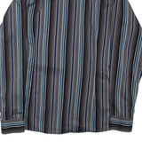 TED BAKER Mens Shirt Grey Striped Long Sleeve L