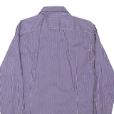 TED BAKER Mens Shirt Purple Striped Long Sleeve L