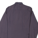 TED BAKER Mens Shirt Blue Geometric Long Sleeve M