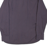 TED BAKER Mens Shirt Blue Geometric Long Sleeve M
