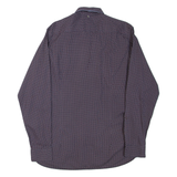 TED BAKER Mens Shirt Blue Geometric Long Sleeve M