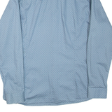 TED BAKER Mens Shirt Blue Geometric Long Sleeve L