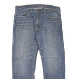 LEVI'S 505 Jeans Mens Blue Regular Straight Stone Wash W38 L30