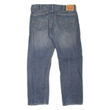 LEVI'S 505 Jeans Mens Blue Regular Straight Stone Wash W38 L30