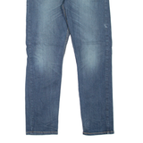 LEVI'S 502 Jeans Mens Blue Regular Tapered Stone Wash W34 L32