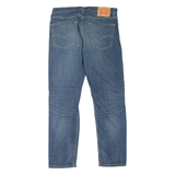 LEVI'S 502 Jeans Mens Blue Regular Tapered Stone Wash W34 L32