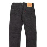 LEVI'S 511 Jeans Mens Black Slim Straight W28 L27