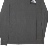 THE NORTH FACE Mens T-Shirt Grey Long Sleeve S