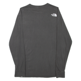 THE NORTH FACE Mens T-Shirt Grey Long Sleeve S