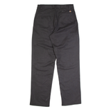 DICKIES Chino Style Flex Workwear Mens Trousers Black Regular Straight W30 L31