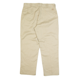DICKIES Chino Style Workwear Mens Trousers Beige Classic Straight W37 L29