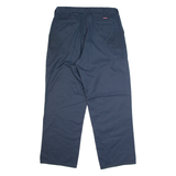 DICKIES Chino Style Workwear Mens Trousers Blue Classic Straight W35 L31