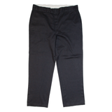 DICKIES Chino Style Workwear Mens Trousers Black Classic Straight W37 L29
