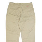 DICKIES Chino Style Workwear Mens Trousers Beige Classic Straight W38 L31