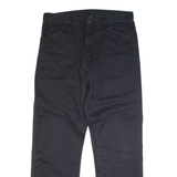 DICKIES Workwear Mens Trousers Blue Regular Straight W36 L32