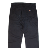DICKIES Workwear Mens Trousers Blue Regular Straight W36 L32
