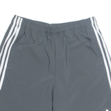 ADIDAS Mesh Lined Mens Sports Shorts Grey Relaxed M W30