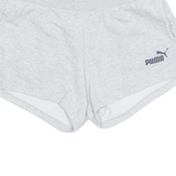 PUMA Womens Sports Shorts Grey Relaxed XS W26