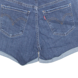 LEVI'S Turn Up Womens Denim Shorts Blue Relaxed S W26