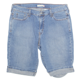 LEVI'S Turn Up 512 Womens Denim Shorts Blue Relaxed L W33