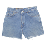 LEVI'S Cut Off 550 Womens Denim Shorts Blue Relaxed M W29