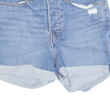 LEVI'S Turn Up Womens Denim Shorts Blue Relaxed S W28