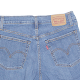 LEVI'S Turn Up Womens Denim Shorts Blue Relaxed S W28