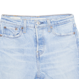 LEVI'S Cut Off Premium E Womens Denim Shorts Blue Relaxed XXS W23