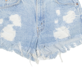 LEVI'S Cut Off 634 Womens Denim Shorts Blue Relaxed M W29