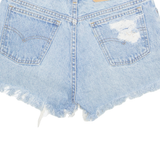 LEVI'S Cut Off 634 Womens Denim Shorts Blue Relaxed M W29