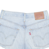 LEVI'S Cut Off 501 Womens Denim Shorts Blue Relaxed XS W25
