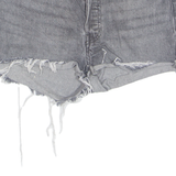 LEVI'S Cut Off 501 Womens Denim Shorts Black Relaxed S W27