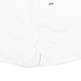 LEE Turn Up Womens Denim Shorts White Relaxed M W30