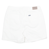 LEE Turn Up Womens Denim Shorts White Relaxed M W30