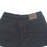 CALVIN KLEIN Turn Up 501 Womens Denim Shorts Black Relaxed 90s UK 10 W28