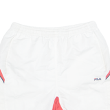 FILA Lined Mens Sports Shorts White Relaxed M W28
