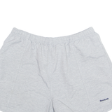 REEBOK Womens Sports Shorts Grey Relaxed UK 14 W28