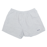 REEBOK Womens Sports Shorts Grey Relaxed UK 14 W28