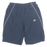 NIKE Mesh Lined Mens Swimming Shorts Blue Relaxed S W27