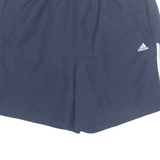 ADIDAS Mens Sports Shorts Blue Relaxed L W30