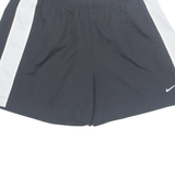 NIKE Womens Sports Shorts Black UK 6 W28