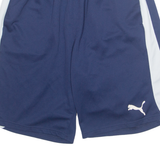 PUMA Mens Sports Shorts Blue Relaxed L W29