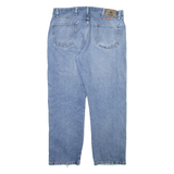 WRANGLER Mens Jeans Blue Regular Straight Stone Wash W38 L30
