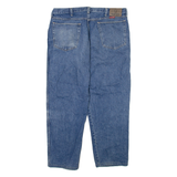 WRANGLER Mens Jeans Blue Regular Tapered Stone Wash W36 L26