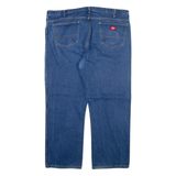 DICKIES Mens Jeans Blue Regular Straight W46 L30